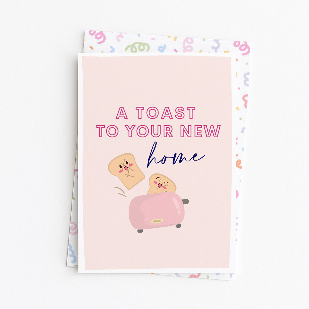 "A Toast To Your New Home" Greeting Card