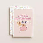 "A Toast To Your New Home" Greeting Card