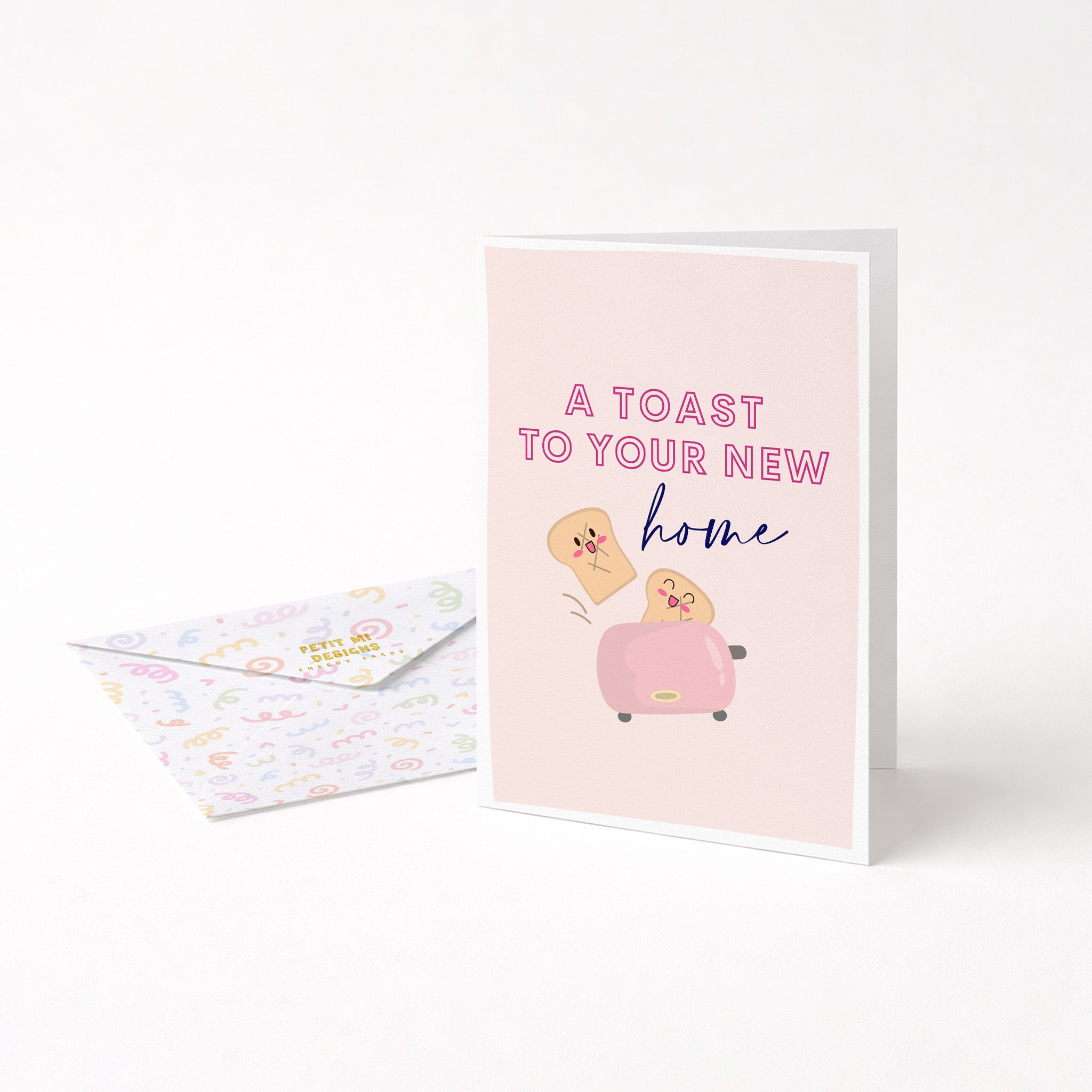 "A Toast To Your New Home" Greeting Card