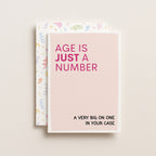 "Age Is Just A Number" Greeting Card