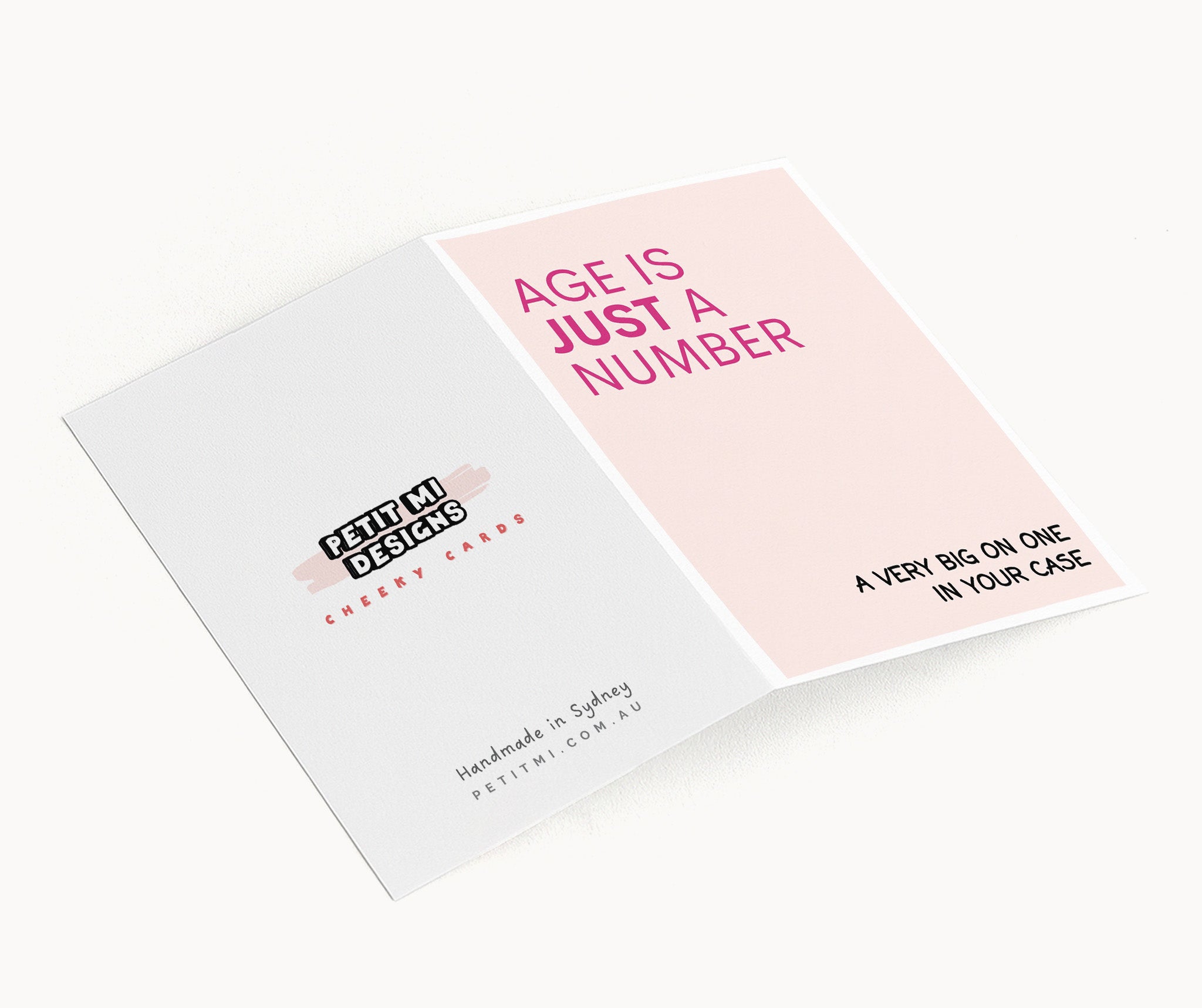 "Age Is Just A Number" Greeting Card