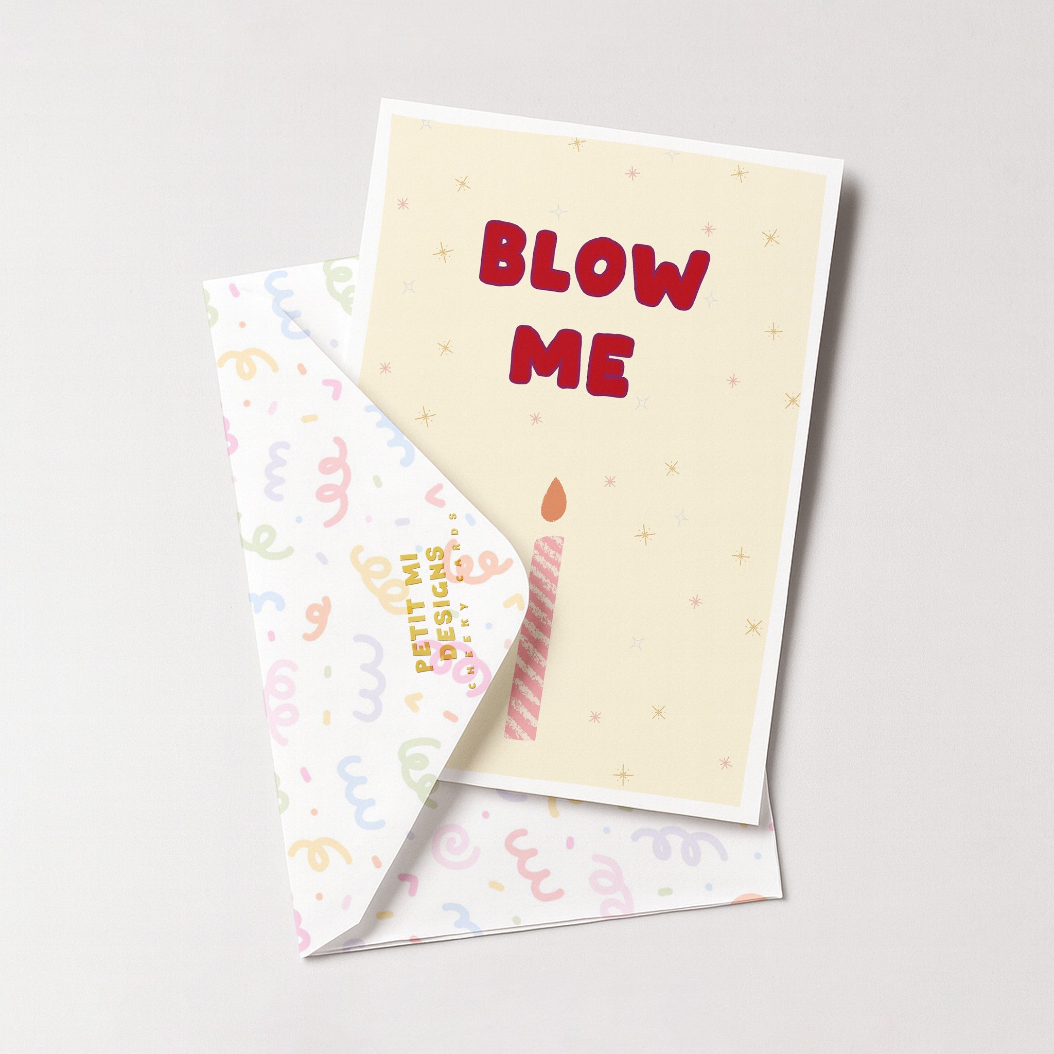"Blow Me" Greeting Card