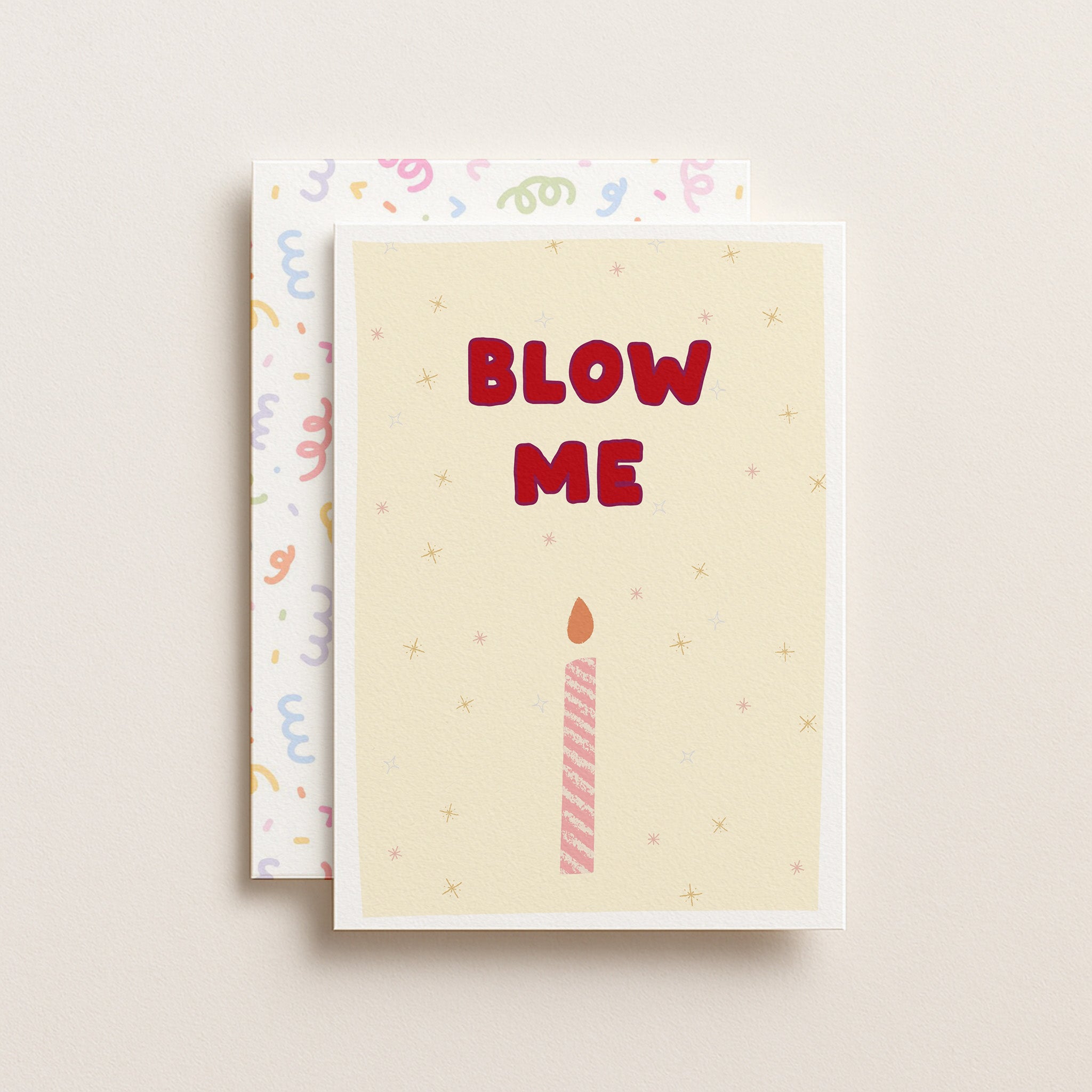 "Blow Me" Greeting Card