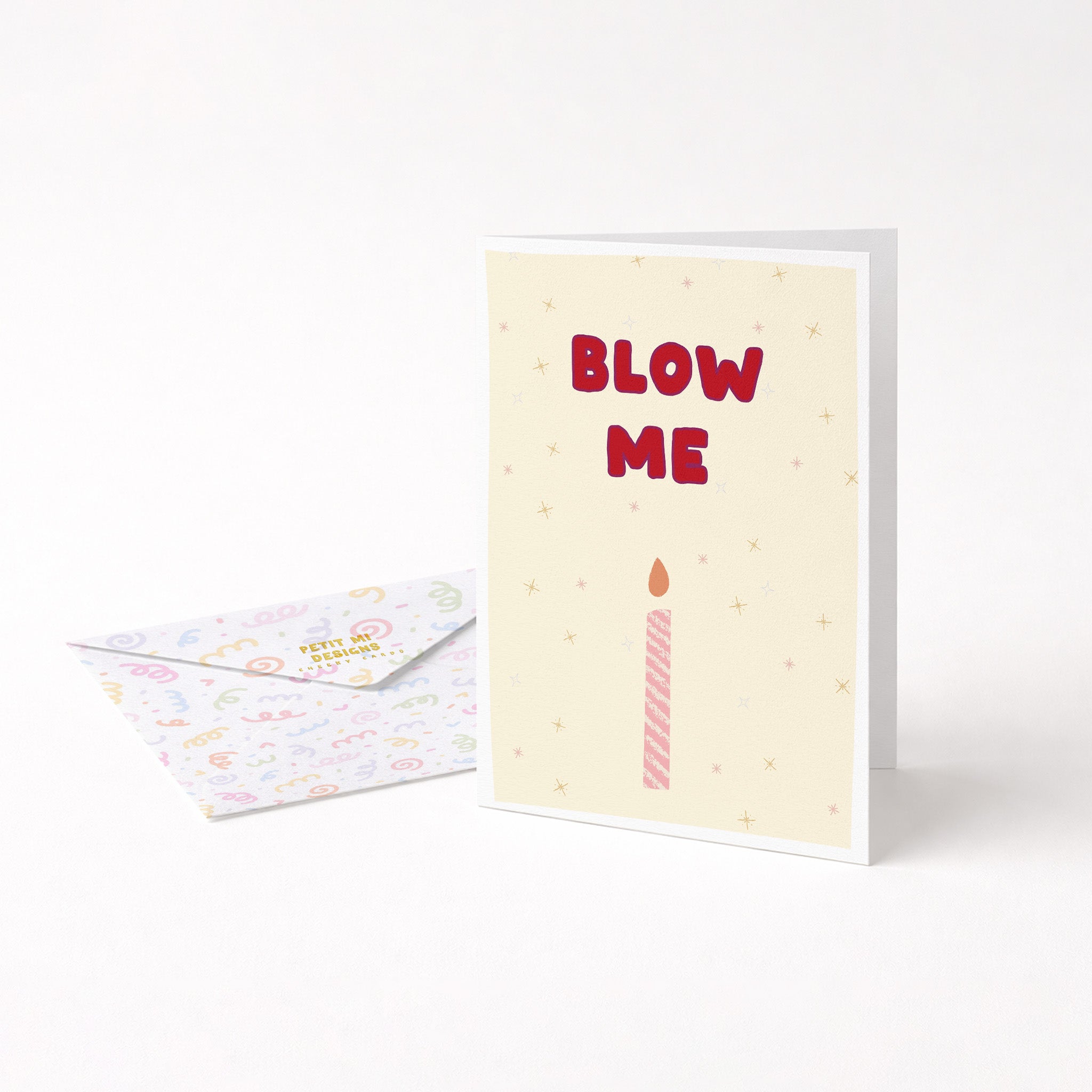 "Blow Me" Greeting Card