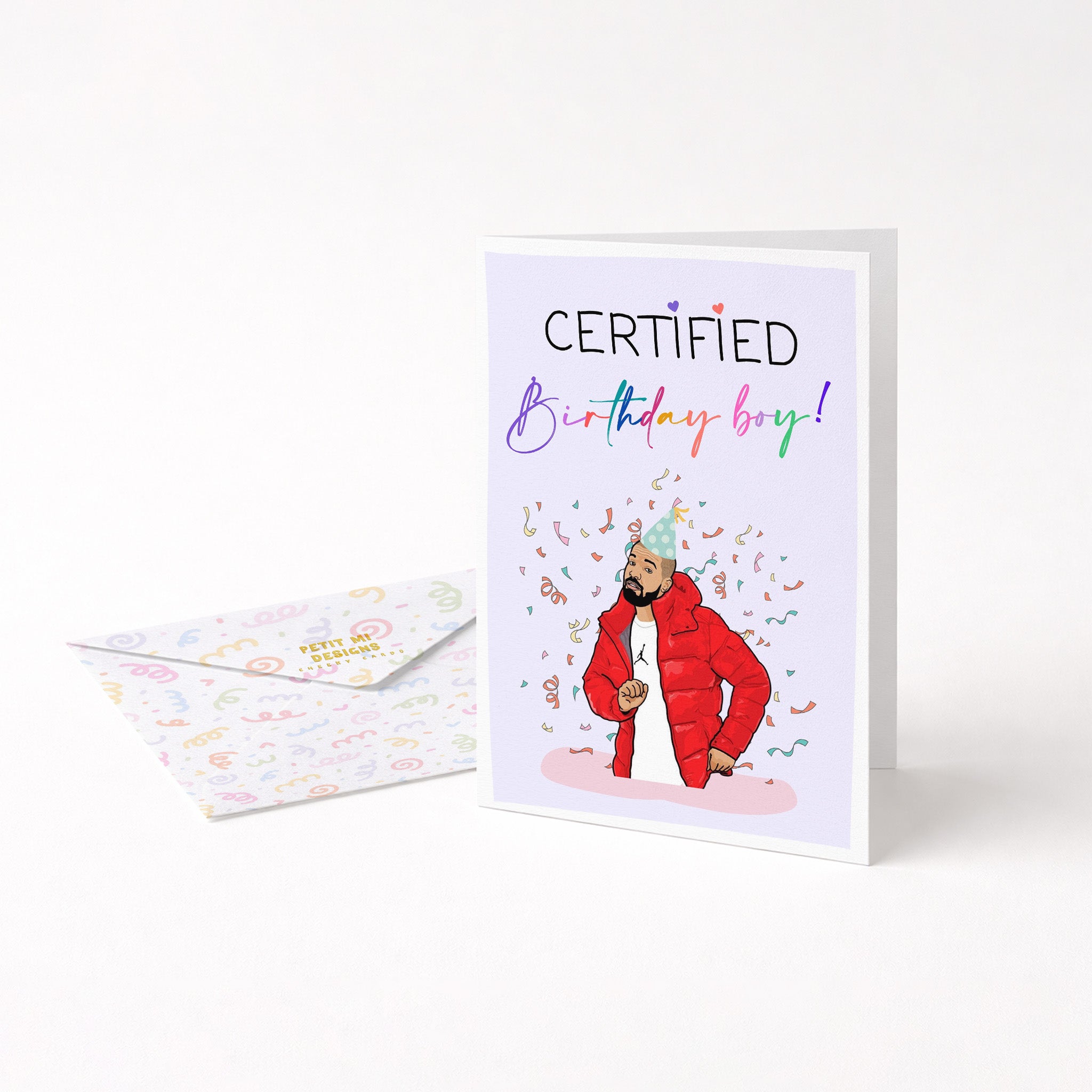 "Certified Birthday Boy" Greeting Card