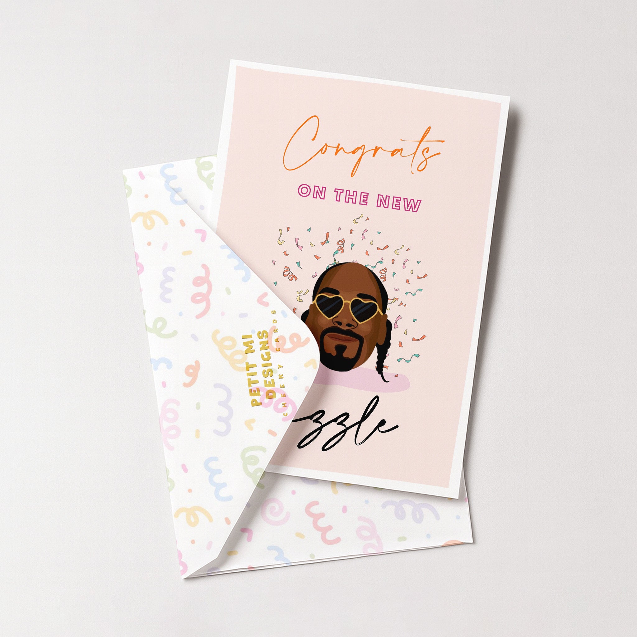 "Congrats On The New Hizzle" Greeting Card