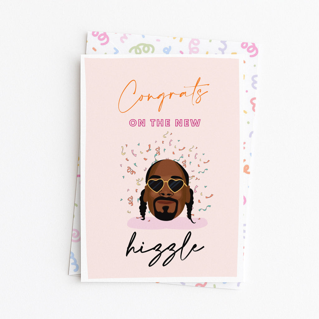 "Congrats On The New Hizzle" Greeting Card