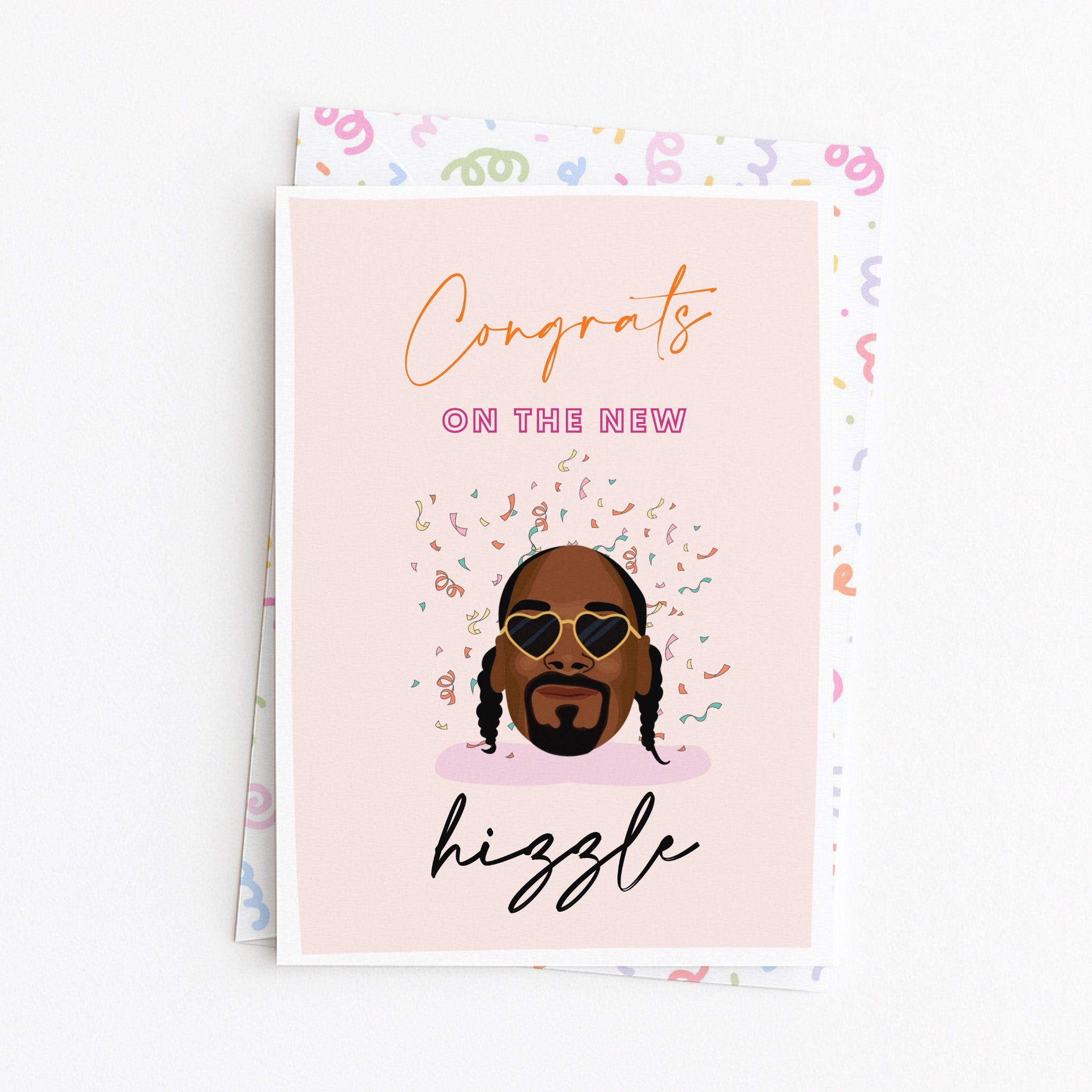 "Congrats On The New Hizzle" Greeting Card
