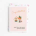 "Congratulation. Now You Can Walk Around Naked" Greeting Card
