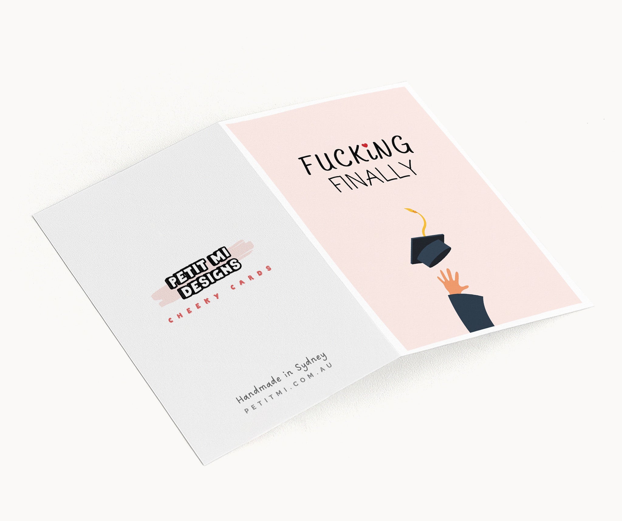 "Fucking Finally" Greeting Card