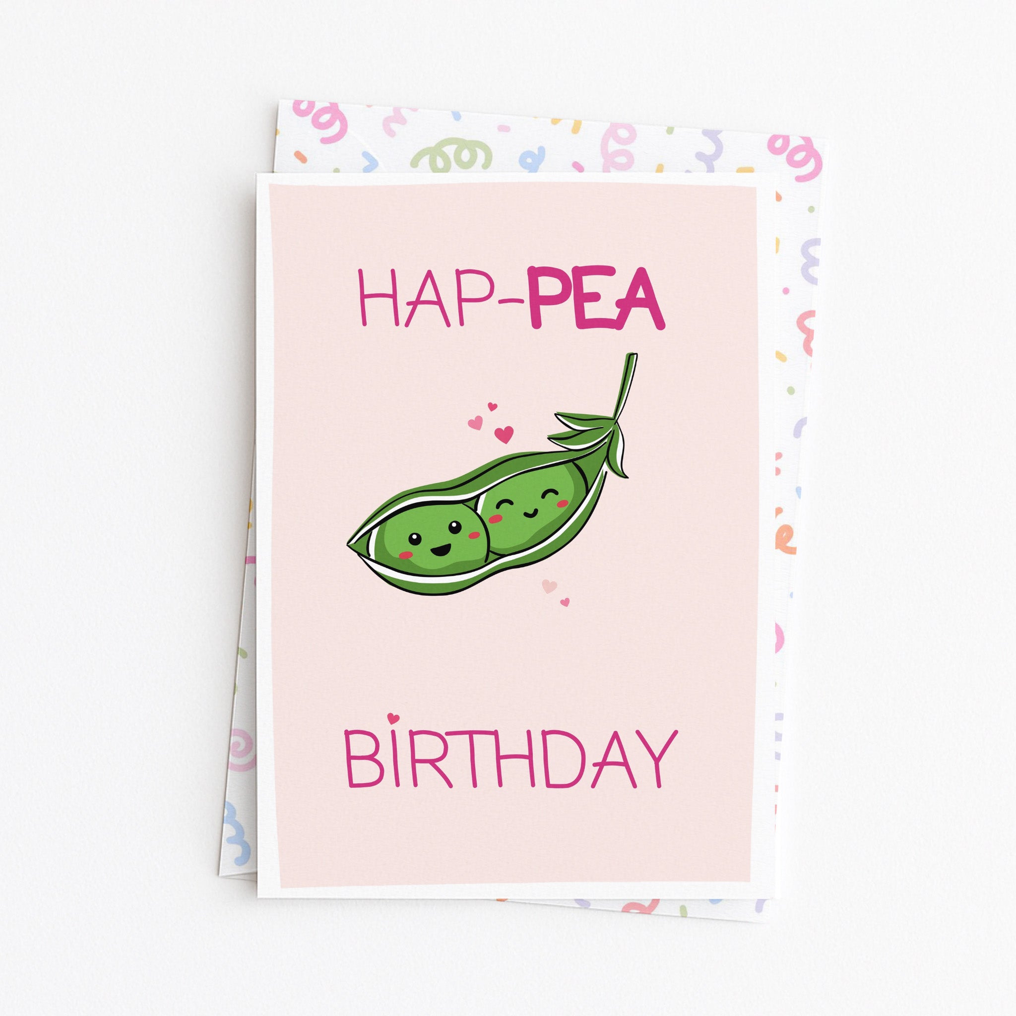 "Hap-Pea Birthday" Greeting Card