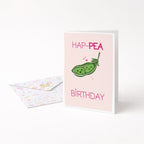 "Hap-Pea Birthday" Greeting Card