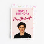 "Happy Birthday Timothee Chalamet" Greeting Card