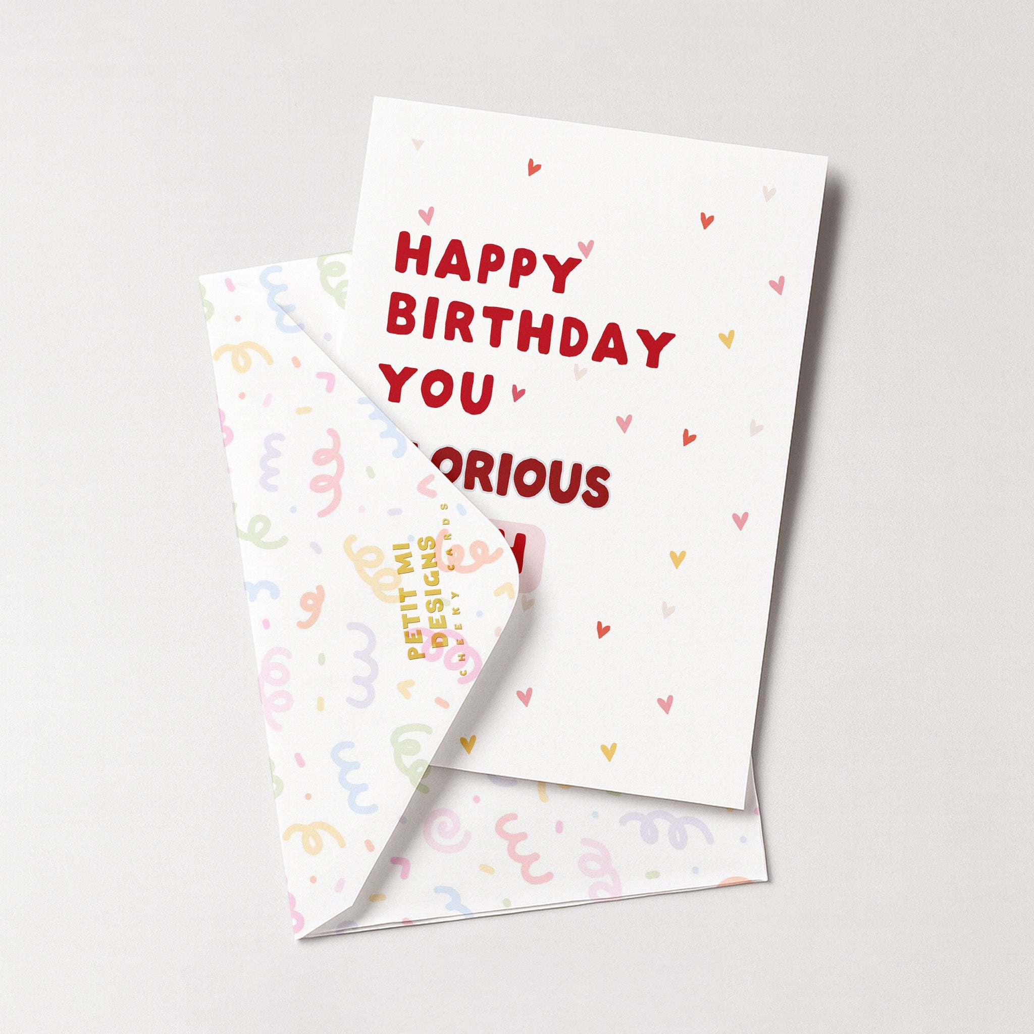 Happy Birthday You Glorious Bitch" Greeting Card