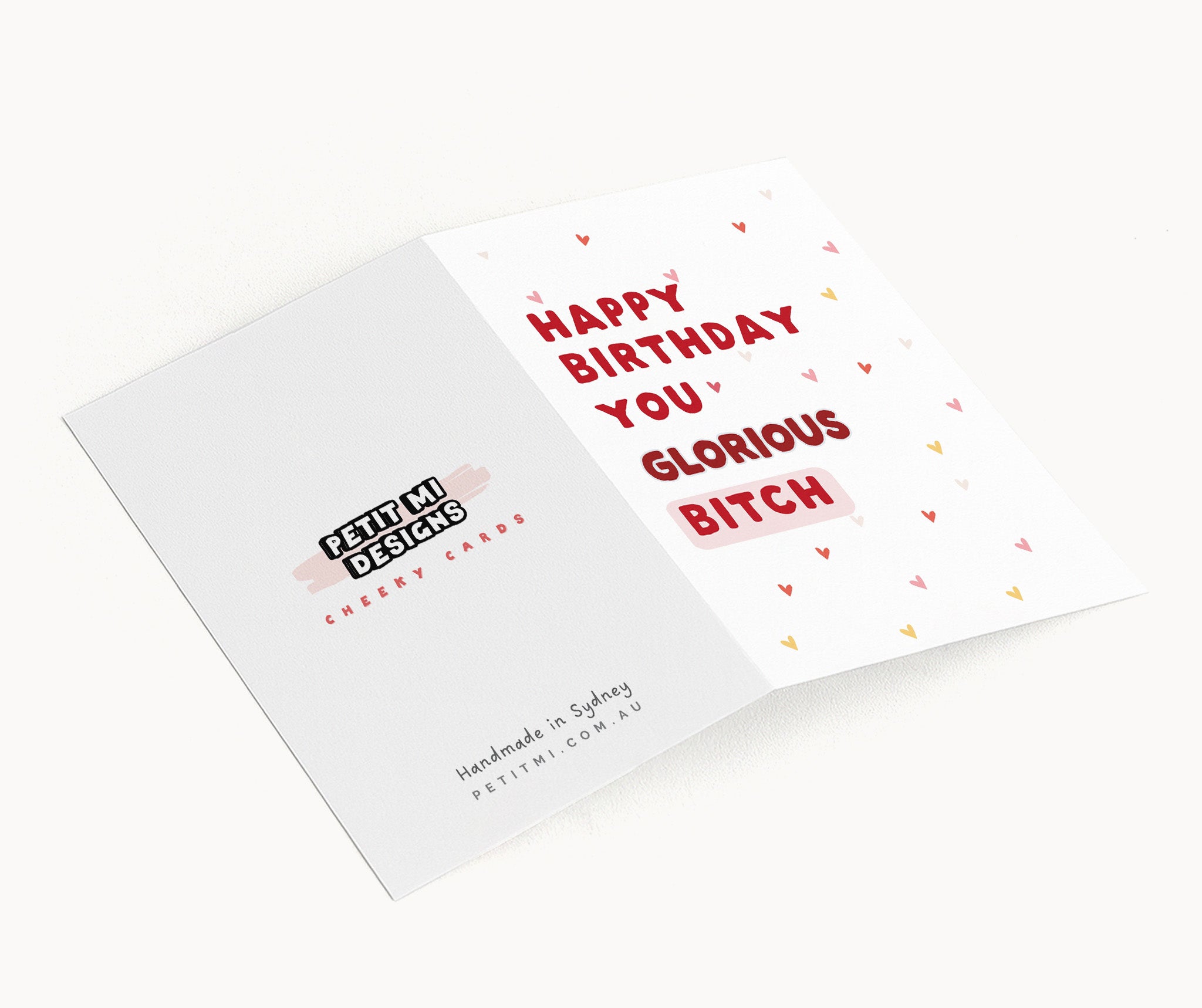 Happy Birthday You Glorious Bitch" Greeting Card