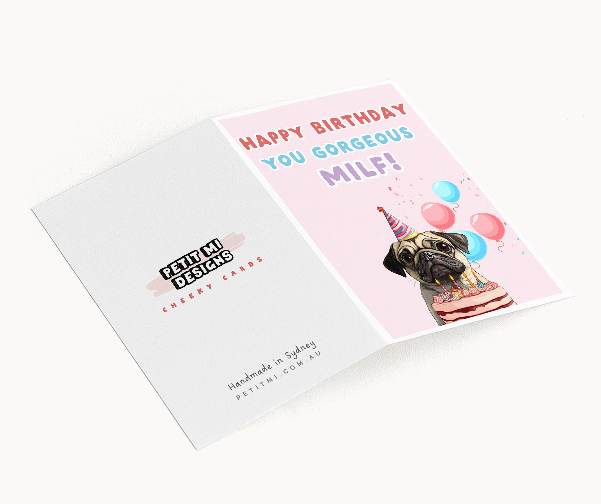 "Happy Birthday You Gorgeous Milf" Greeting Card