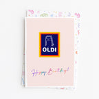 "Happy Birthday Oldi Chair" Greeting Card