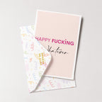 "Happy Fucking Whatever" Greeting Card