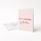 "Happy Fucking Whatever" Greeting Card