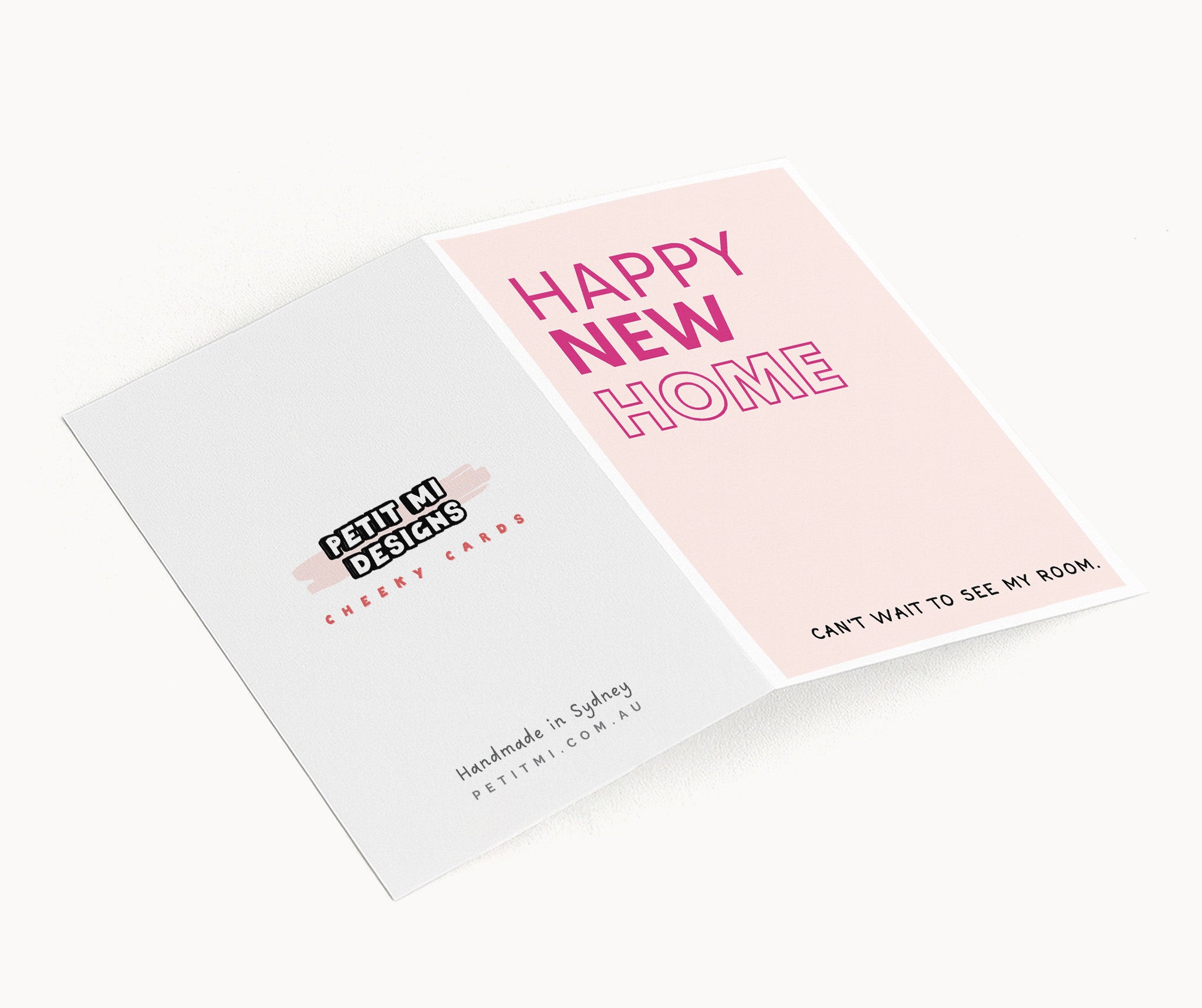 "Happy New Home. Can't Wait To See My Room" Greeting Card
