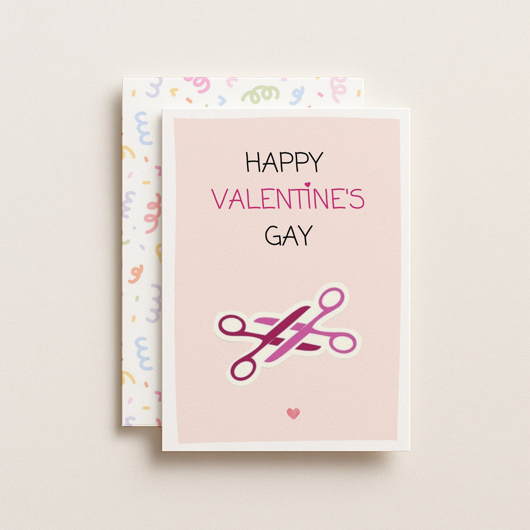 "Happy Valentine`s Gay" Greeting Card