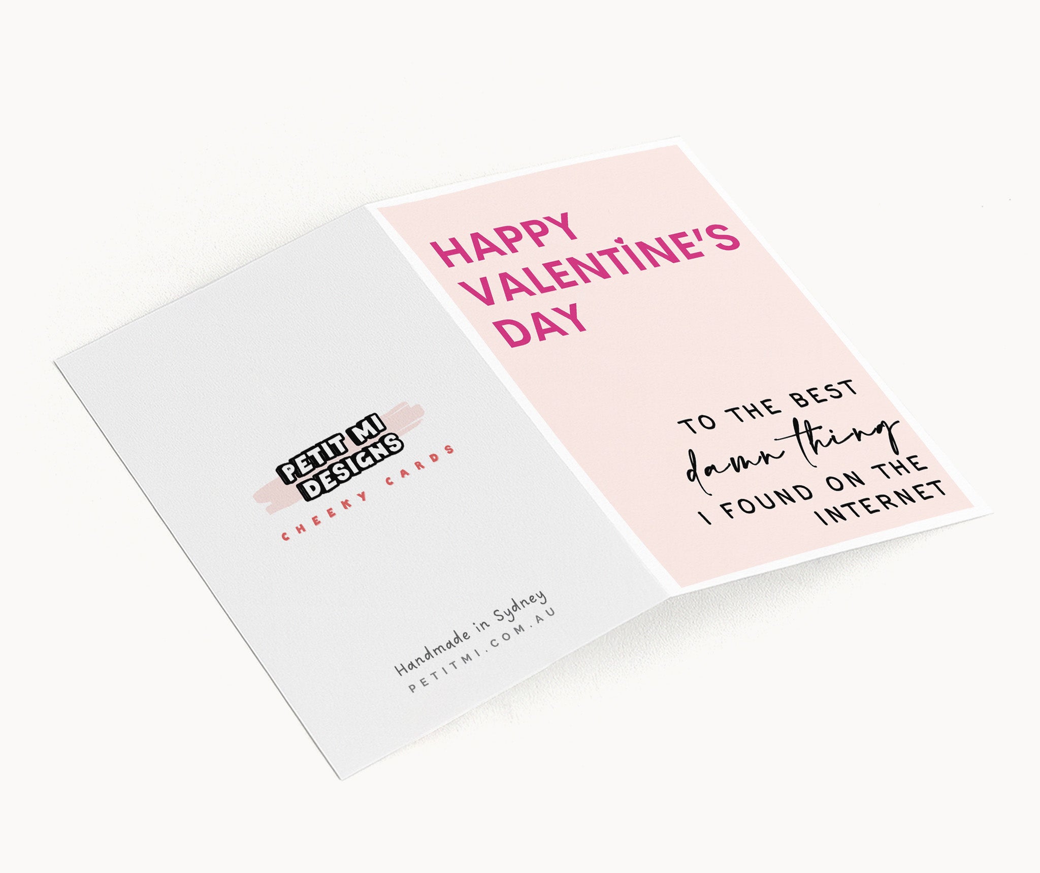 "Happy Valentine's Day To The Best Damn Thing..." Greeting Card