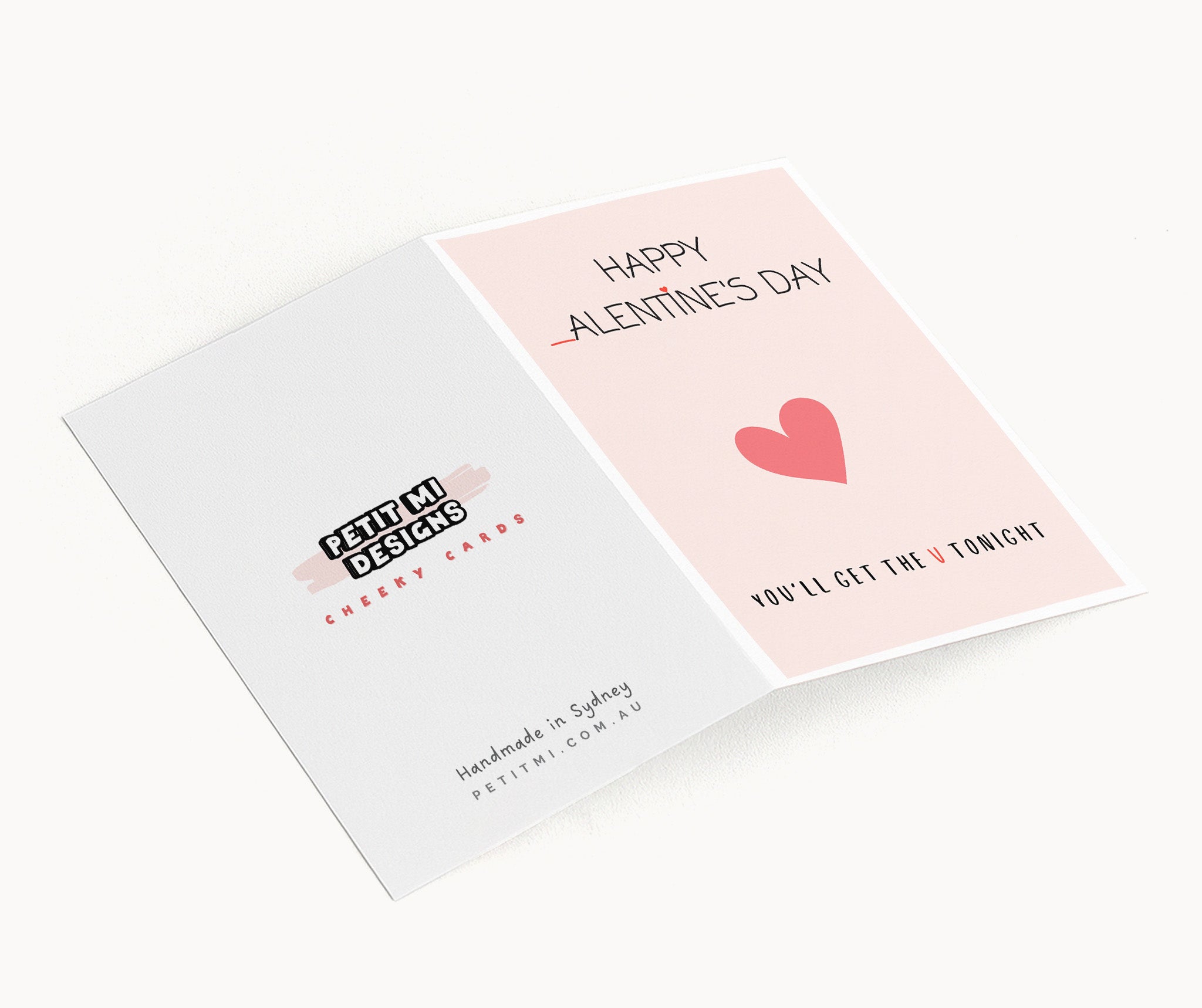 "Happy _alentine's Day. You'll Get The V Tonight" Greeting Card