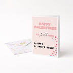 "Happy Valentines. It Started with A Kiss" Greeting Card