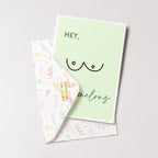 "Hey Nice Melons" Greeting Card