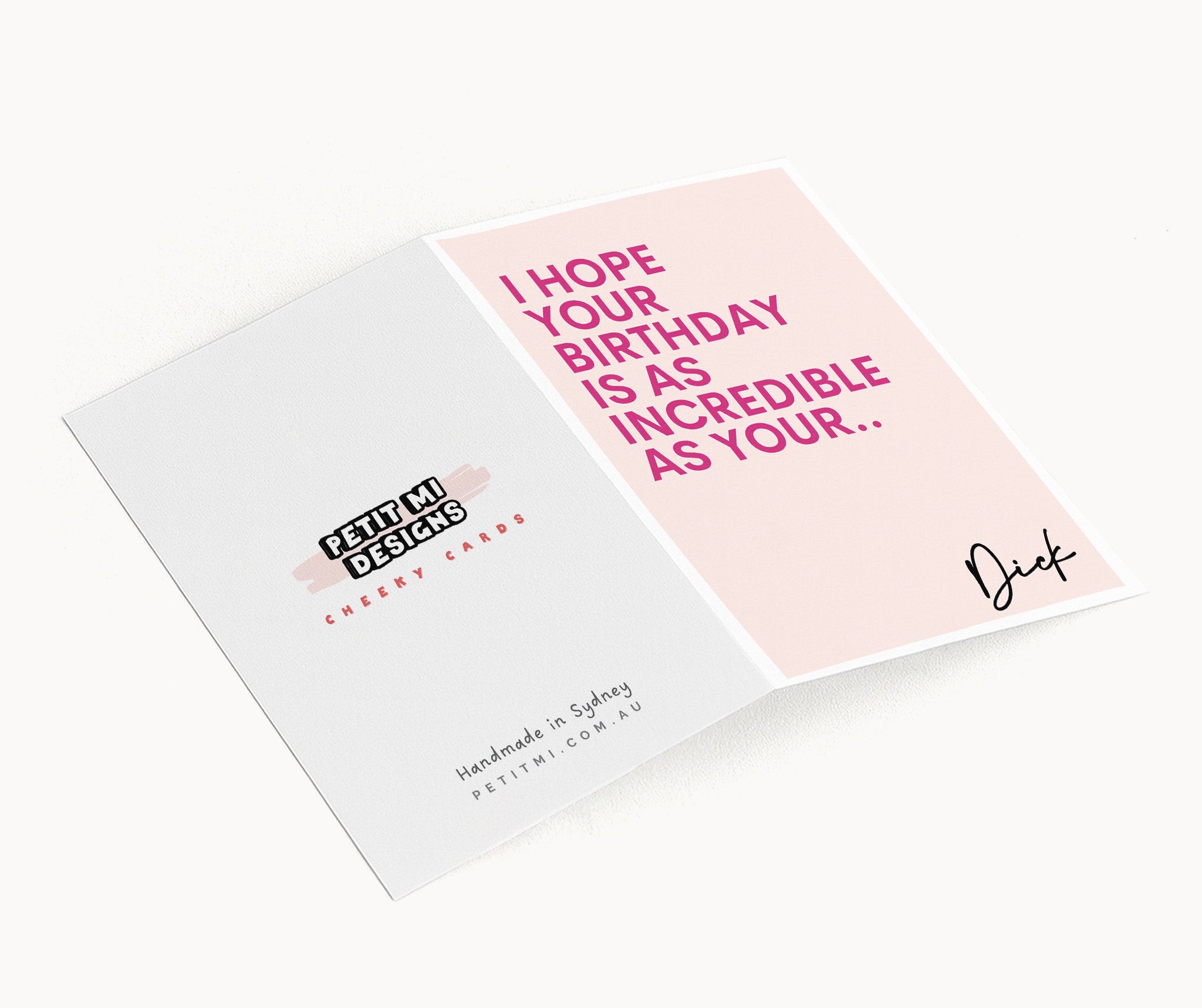 "I Hope Your Birthday Is As Incredible As Your.." Greeting Card