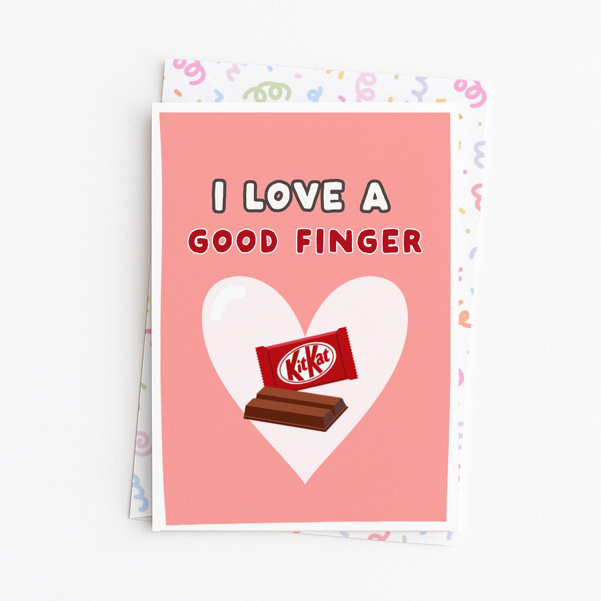 "I Love A Good Finger" Greeting Card