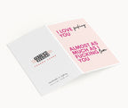 "I Love Fucking You" Greeting Card