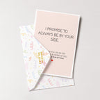 "I Promise To Always Be By Your Side" Greeting Card
