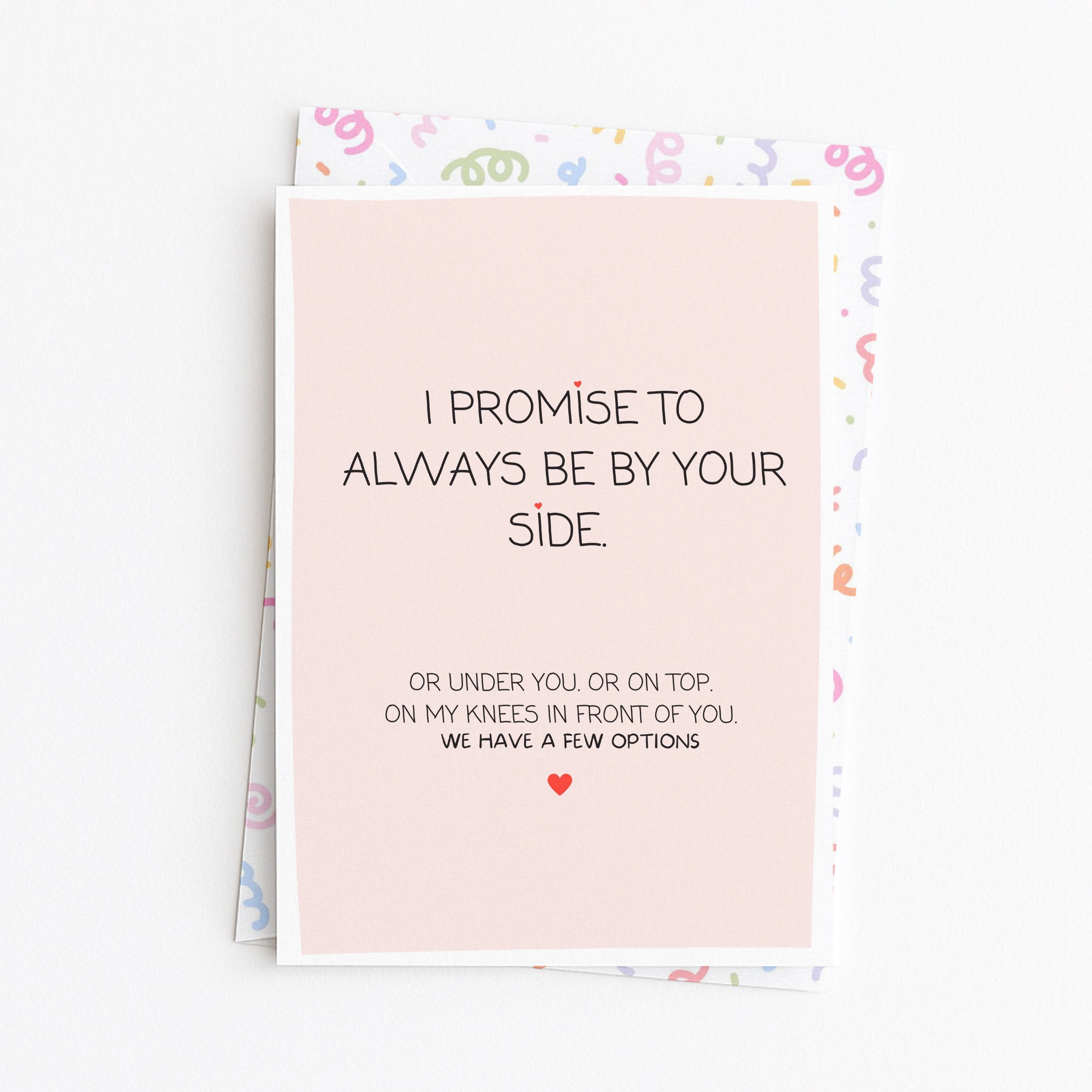 "I Promise To Always Be By Your Side" Greeting Card