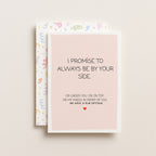"I Promise To Always Be By Your Side" Greeting Card