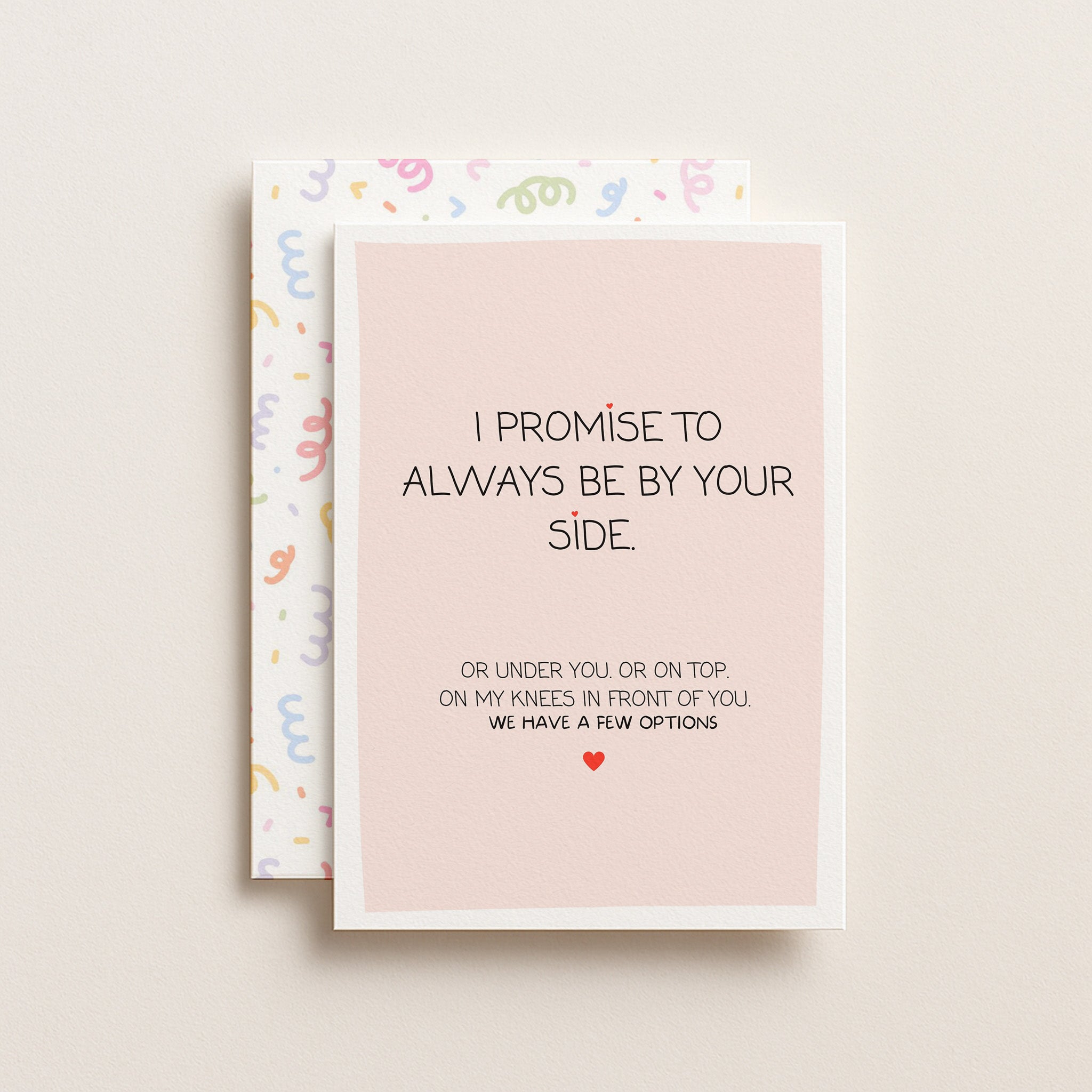 "I Promise To Always Be By Your Side" Greeting Card