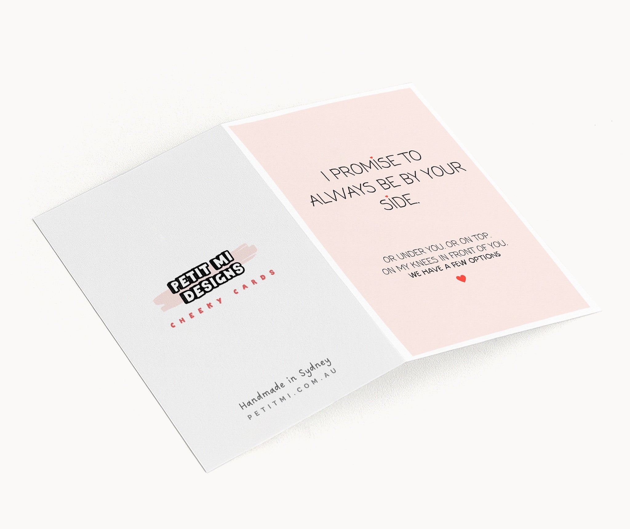 "I Promise To Always Be By Your Side" Greeting Card