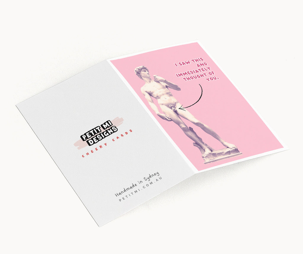 "I Saw This And Immediately Thought Of You" Greeting Card