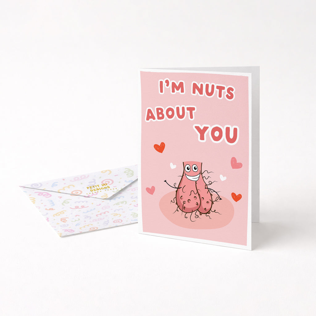 "I'm Nuts About You" Greeting Card