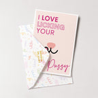 "I Love Licking Your.." Greeting Card