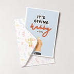 "It's Giving Hubby Vibes" Greeting Card
