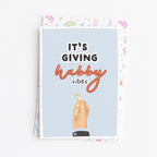 "It's Giving Hubby Vibes" Greeting Card