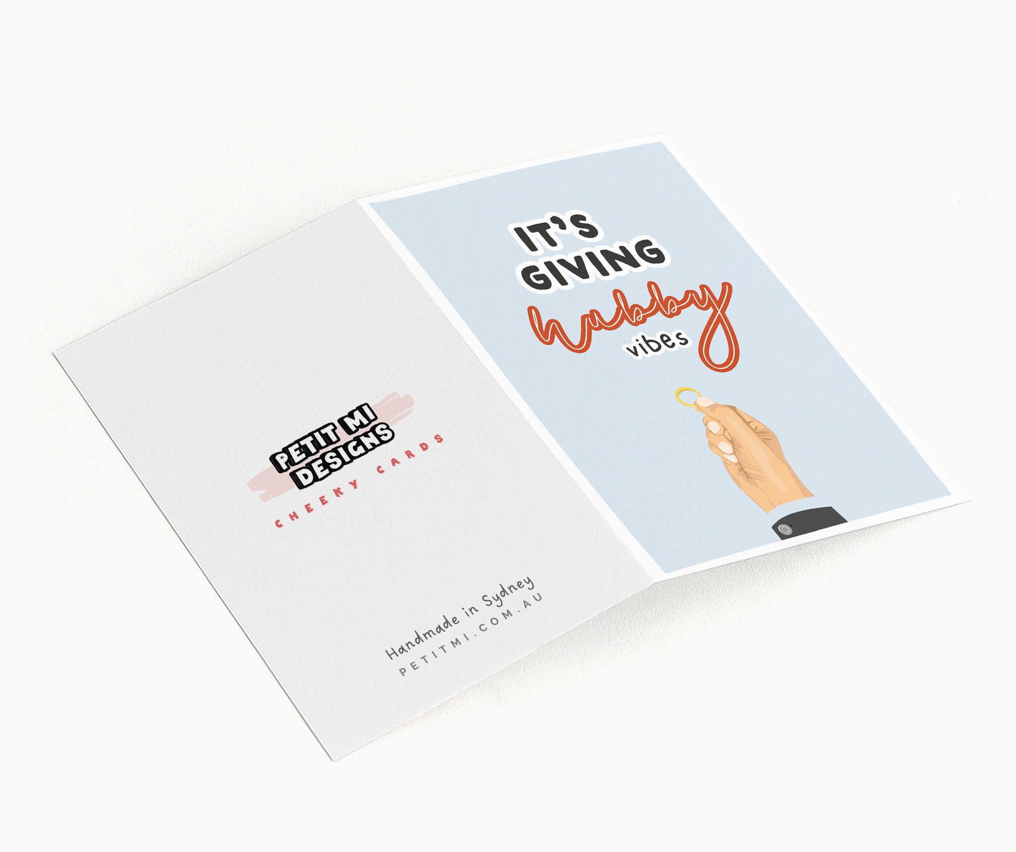 "It's Giving Hubby Vibes" Greeting Card