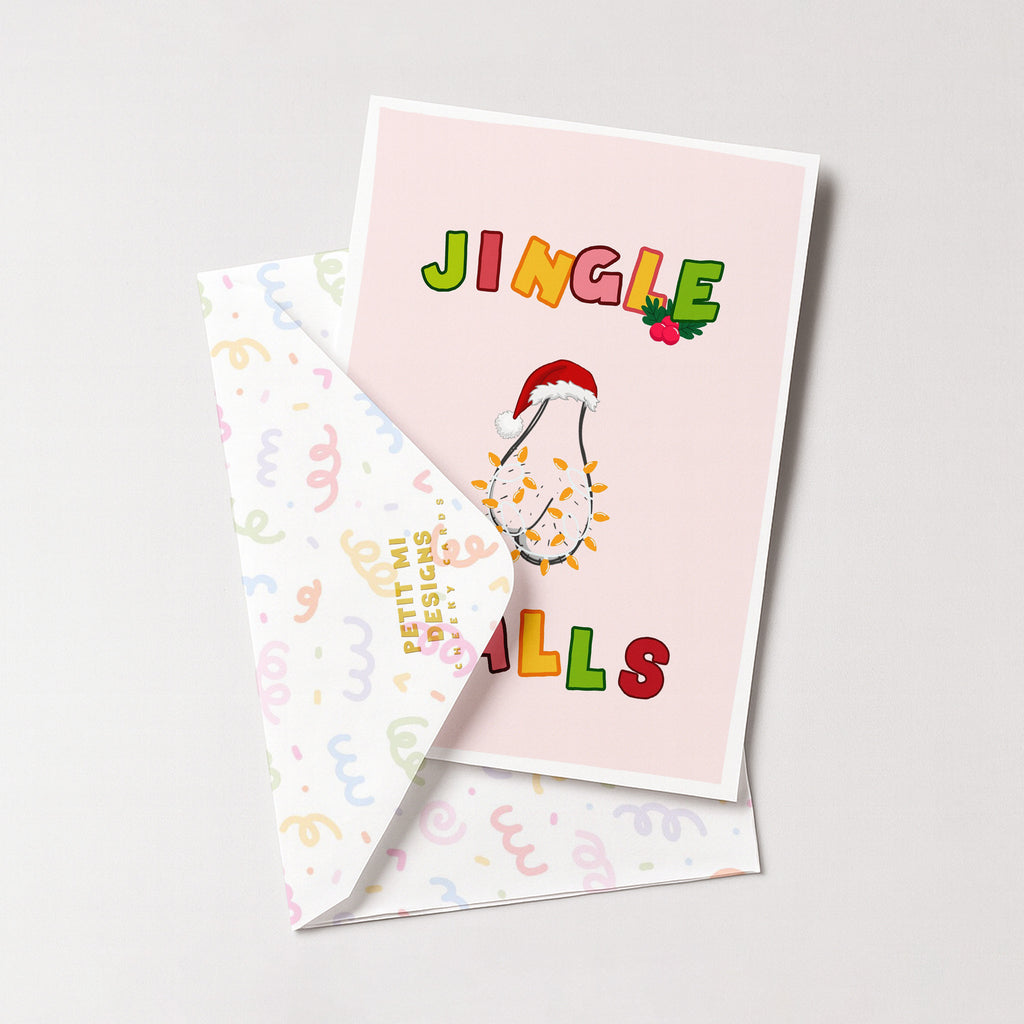 "Jingle Balls" Greeting Card
