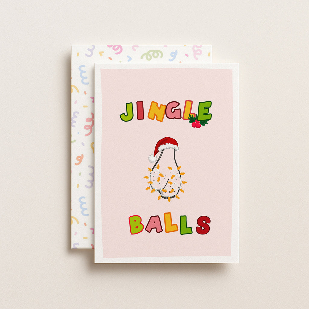 "Jingle Balls" Greeting Card