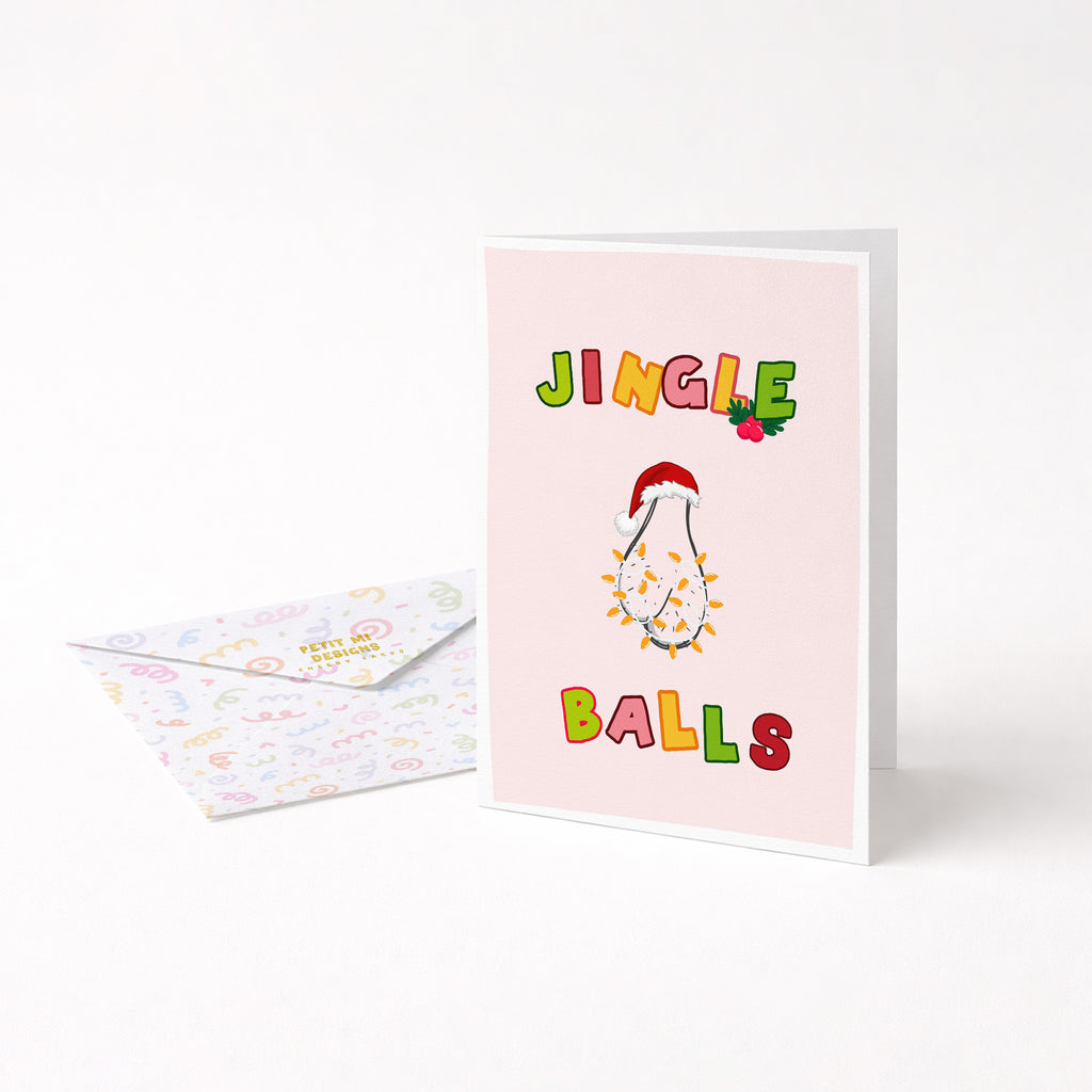 "Jingle Balls" Greeting Card