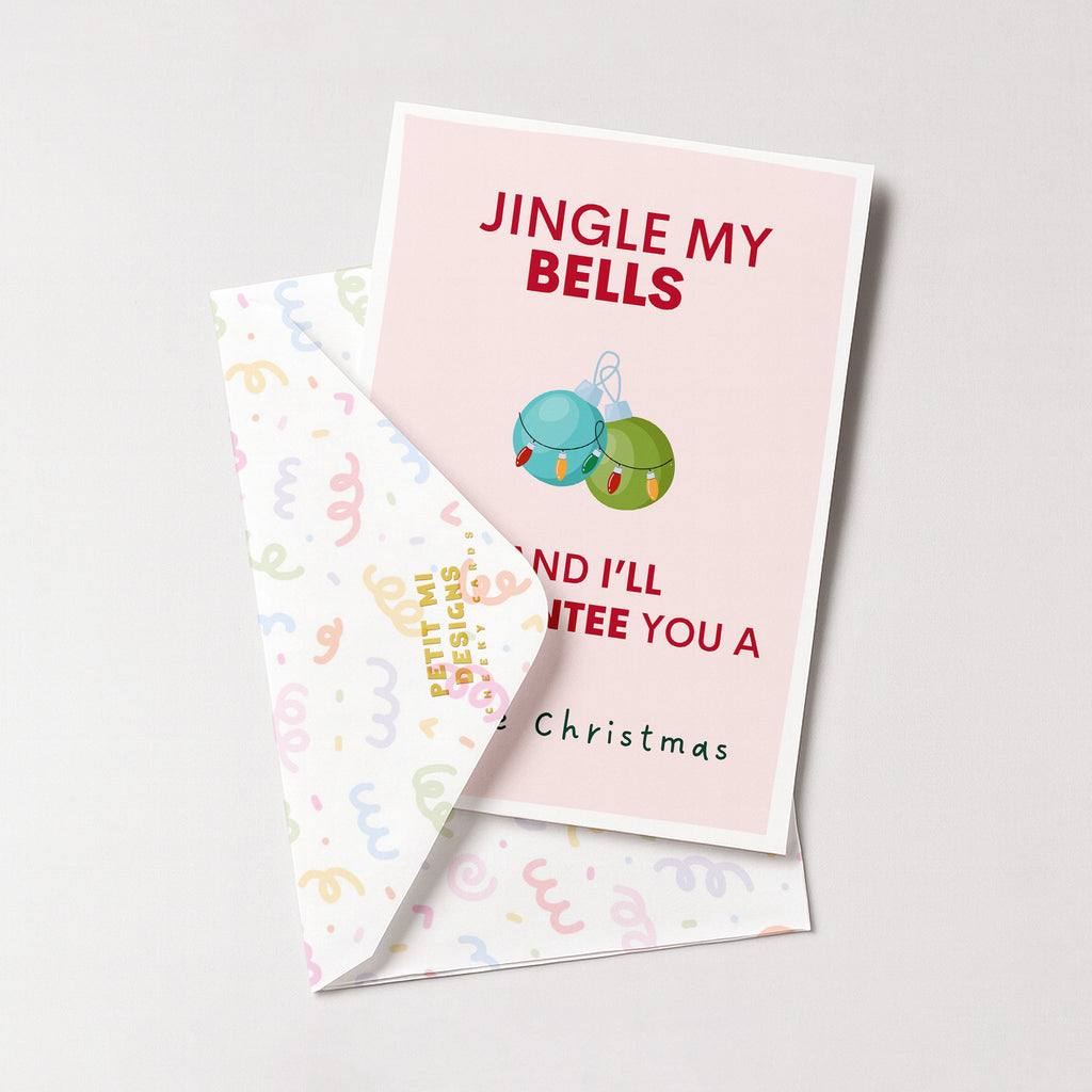 "Jingle My Bells" Greeting Card