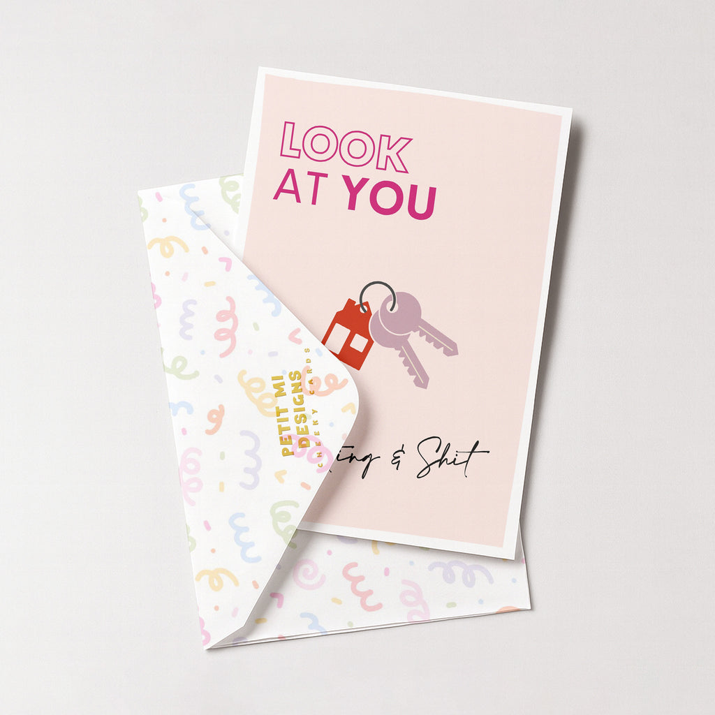 "Look At You, Adulting And Shit" Greeting Card