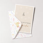 "Merry Christmas Custom Name" Greeting Card