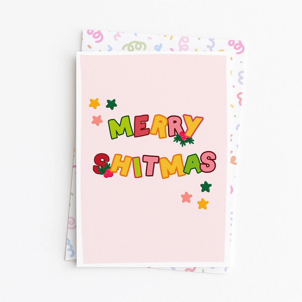 "Merry Shitmas" Greeting Card